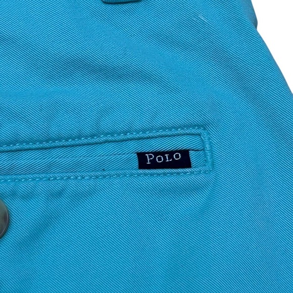 Polo Ralph Lauren Turquoise Teal shorts Size 34 - Picture 6 of 10